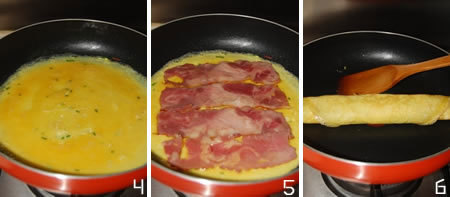 只有培根和雞蛋能做出什么好吃的?培根雞蛋卷也能填飽肚子